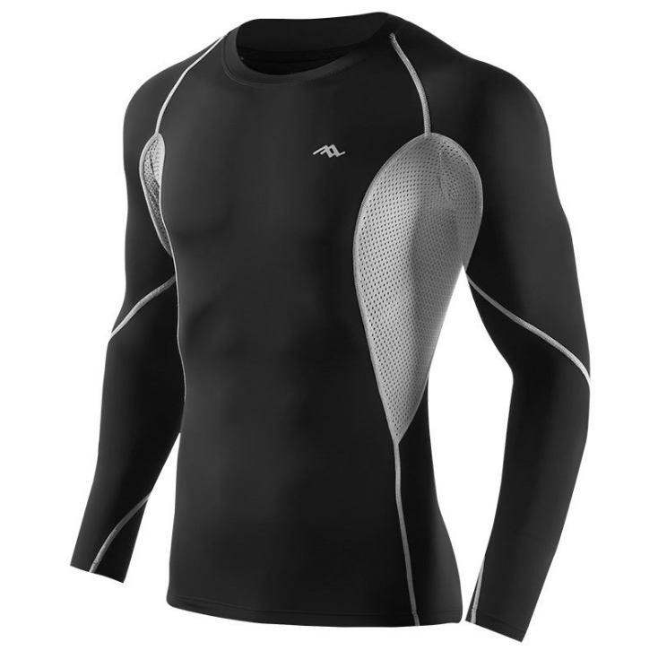 Quick-Dry Long Sleeve T-Shirt and Compression Fitness Wear