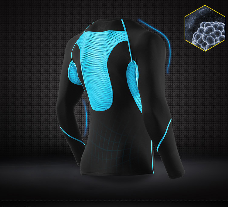 Quick-Dry Long Sleeve T-Shirt and Compression Fitness Wear